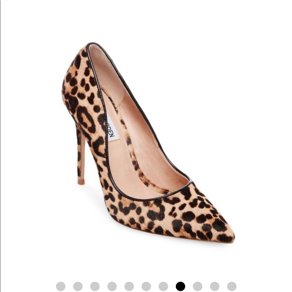 NIB Steve Madden leopard heels